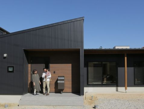 時短導線。ロの字間取りでくるくる回遊。子育て世代から老後まで安心な平屋のお家 アイキャッチ画像