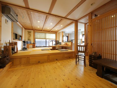 アンティーク古道具に囲まれた掘りごたつのあるお家 アイキャッチ画像